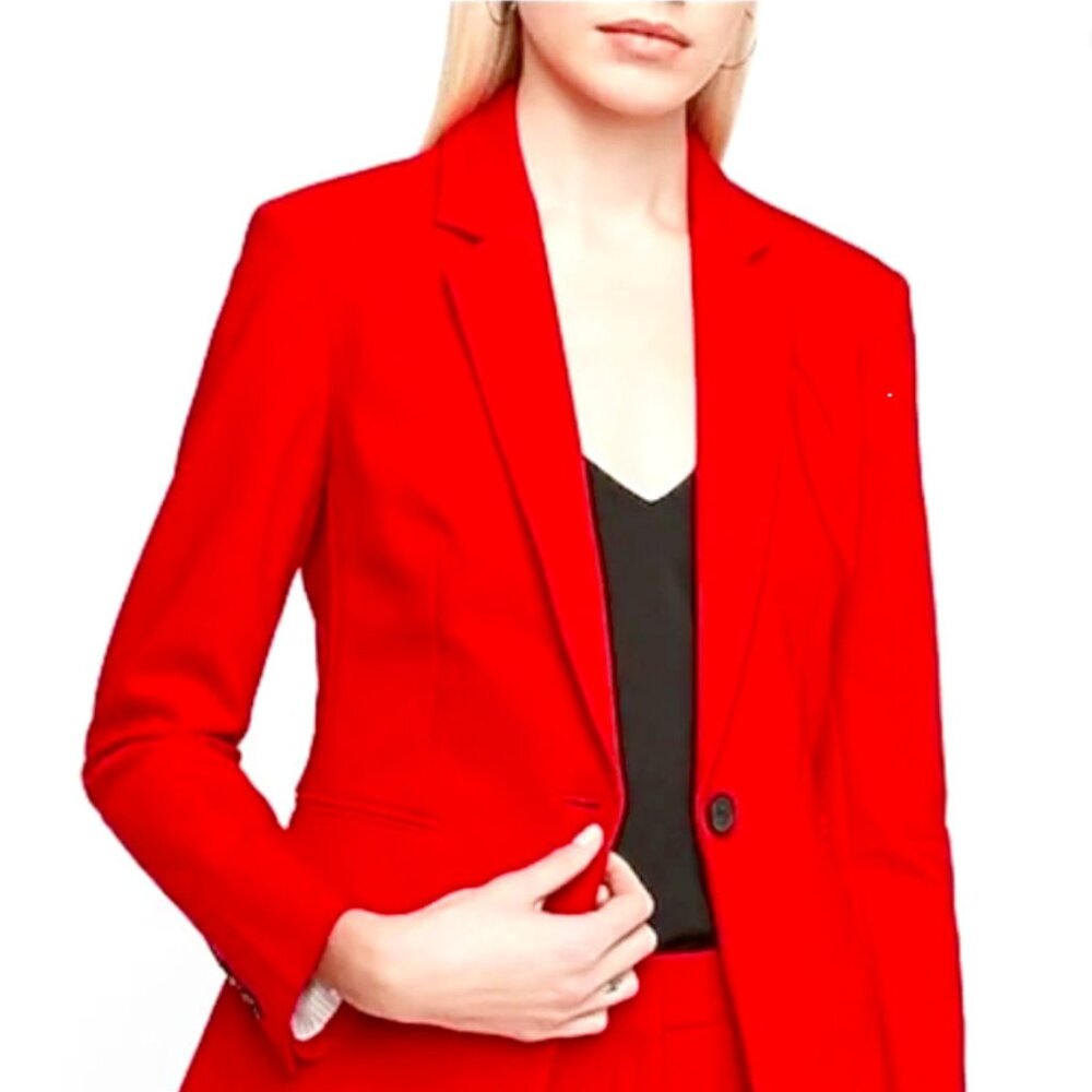 ✅Banana Republic Red Star Blazer NWOT - Picture 1 of 3